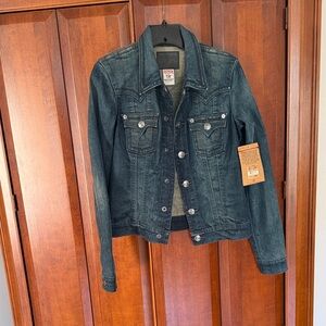 True Religion Dark Wash Denim Jean Jacket